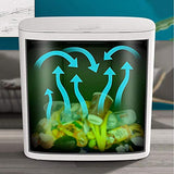Automatic Trash Can Household Narrow Trash Can with Lid Plastic Toilet Smart Trash Can Bedroom