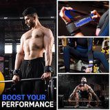 WYOX Weight Lifting Hooks for Men & Women (Pair) – Heavy Duty Wrist Support Straps with Hooks for Deadlifts, Pull Ups, Shrugs – Gym Lifting Straps with Grip Assist