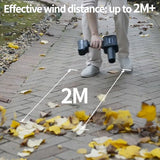 YIREAL Leaf Blower Cordless with Battery and Charger 2×4000mah,21v 180MPH Lightweight Electric Hand Held Leaf Blower for Lawn Care,Car Water Drying,Patio Cleaning Leaves and Dust