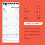 GLP-1 Supplement, Gut Health, Muscle Support, Fiber Protein Shake, Vanilla