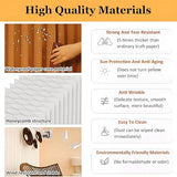 Adjustable Foldable Kraft Paper Room Divider, Portable Freestanding Partition, 6x2.4m Brown & White