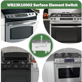 WB23K10002 Range Surface Element Switch/Burner Control Switch 8 Inch Replaces Parts: 1085974, AP3792881, PS953499, EAP953499 Compatible with GE