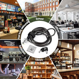 I3C Laptop Cable Lock Hardware Security Cable Lock Anti Theft Combination Lock, Laptop-Computer