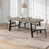 GarveeHome Industrial Dining Table for 6-8 People, 70.87" Long Kitchen Table