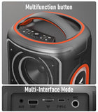 VUOPAX Portable Bluetooth Speaker, 240W Peak Powerful Loud Sound Party Speakers Bluetooth Wireless, Bass Boost,24H Playtime,Fast Charge,RGB Lights,TWS,IP65 Waterproof Outdoor Speaker for Party, Beach