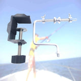 FISSPHORT Fishing Line Spooler Silver Reel Winder Spool Tackle Winder spooling Station Winding System Ultimate Line with U Clamp (C-with U Clamp)