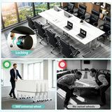 10 Pack Folding Conference Table,Modular Conference Room Table with Wheels,2-60 Person Modern Flip Top Nesting Mobile Tables,Space Saving Training Tables for Office