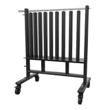 Power Systems Premium Dumbbell Storage Rack – Mobile Weight Rack with Wheels, Heavy Duty Steel Organizer for Home Gym, Fitness Studio & Commercial Use, Secure Space Saving Design (Rack Only)