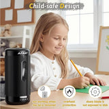 Electric Pencil Sharpener, Auto in & Out, 5 Nibs, 7K+ Uses, Fully Automatic Pencil Sharpener for Classroom