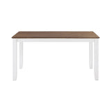 Lexicon Dining Table Set for 6 with Chairs, Wood 7 Piece Farmhouse Dining Room Table and Chairs Set of 6