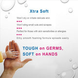 X3 Clean Hand Sanitizer Foaming Pump – Alcohol Free & Fragrance Free Moisturizing Formula – Kills 99.9% Germs – Made in USA - 135.2 oz (4L) Economy Refill Size (2 Pack)