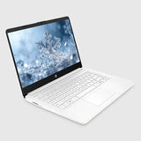 HP 14" Business Laptop Computer with 1-Year Microsoft Office 365 Included, 8GB RAM 576GB Storage (64GB eMMC+512GB SD Card), Dual-Core Intel, Windows 11, Snowflake White