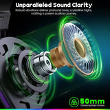 Wireless Gaming Headset for PS5, PS4, PC, Laptop, Mac & Switch, Dual Low-Latency 2.4GHz USB/Type-C,