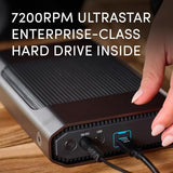 SanDisk Professional 26TB G-Drive Enterprise-Class External Desktop Hard Drive - 7200RPM Ultrastar HDD Inside