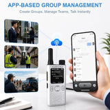 AT1 4G LTE PoC Radios, Nationwide Push-to-Talk Two Way Radios with SIM Card