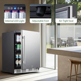 Kalamera Beverage Refrigerator, 24 inch Under Counter Beverage Cooler