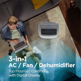 BLACK+DECKER Portable Air Conditioner, 9,000 BTU, BPACT08WT