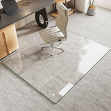 Tempered Glass Chair Mat for Carpet & Hard Floor, 46"x55" Office Chair Mat