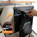 100 Count Recycled Disposable Car Trash Bags - 2.5 Gallon Heavy Duty