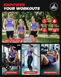 BAGAIL Adjustable Weighted Vest for Women 4-10lb, Comfortable U-Neck Rucking Vest with 6 Removable Weights, Storage Pocket and Reflective Strips for Walking