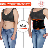 KingPavonini Waist Trimmer Waist Trainer Sweat Belt for Women Men Workout Plus Size Orange