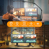 Bright LED Desk Lamp with Clamp,Eye Caring Architect Led Desk Lights with Adjustable Swing Arm for Office Home