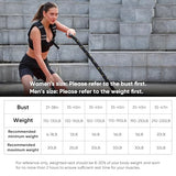 Weighted Vest for Men Women, No-Bounce 6LB 8LB 12LB 16LB 20LB 25LB 30LB Weights Vest with Adjustable Buckles & Reflective Stripes | Weight Vest for Walking Running Hiking Workout