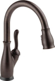 Delta Leland Oil Rubbed Bronze Touch Kitchen Faucet with Pull Down Sprayer, Traditional Single Hole Touch On Kitchen Sink Faucet, Single Handle, Venetian Bronze 9178T-RB-DST