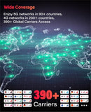 GlocalMe Red Numen Air 5G Mobile Hotspot, Portable WiFi Hotspot for Travel in 200+ Countries, Ultra High Speed Hotspot Device with Speed Up to 2.5Gbps, No SIM Card Required, 16 Connected Devices
