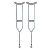 Dynarex Bariatric HD Steel Tall Adult Crutches - Extra Heavy Duty Bariatric Crutches with Underarm Pads, Adjustable Hand Grips, Anti-Slip Tips - 1000lbs Capacity, 1 Pair