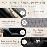142" Upgraded Boneless Couch with Storage, Modular Sectional Couches for Living Room