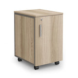 NBF Mobile File Cabinet Office Storage Pedestal with Locking Drawer, Tan