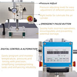 PUQEOAO 16x24 Inch Heat Press Machine Pneumatic Sliding Dual Platen with Infrared Positioning