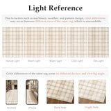 WondRg 9x12 Beige Plaid Living Room Area Rug