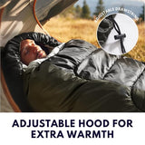 TANSTRIDER XXL Sleeping Bags for Adults Warm Weather,Camping Sleeping Bag for Kids with Compression Sack,4 Season Camping Essentials Gear for Hiking,Traveling,Outdoor,Backpacking,Climbing