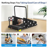CIIHI Dog Treadmill for Medium Small Dogs - 265lbs Weight Capacity Pet Running Machine with 360° Rotatable Display - 2 in 1 Treadmill for Pet Fitness