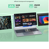 VIGSENUP15.6 Full HD Laptop,16GB RAM,256GB SSD,6500Y Processor,Work,Office