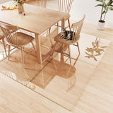 InfiniGlass Tempered Glass Chair Mat 46"x36" – Ultra-Clear Office Chair Mat for Hardwood Floors & Low-Pile Carpets