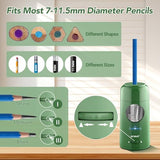 Electric Pencil Sharpener, Rechargeable Fully Automatic Pencil Sharpener