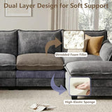 Modular Sectional Couch for Living Room, U Shaped Comfy Sofa