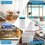 14,000 BTU Portable Air Conditioner – 3-in-1 Ultra-Quiet Cooling, Dehumidifier & Fan for Rooms Up to 700 Sq. Ft., Remote Control, Sleep Mode, 24H Timer, Easy Window Installation Kit, Black AC Unit