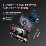 Tablet 10 inch Android 13 Tablets, 6GB RAM 64GB ROM, Quad-Core Processor