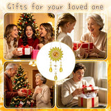 Sunflower Gifts for Women, Summer Home Garden Sunflower Decor, Yellow Flower Hanging Crystal Suncatchers for Windows,Christmas Housewarming Birthday Sunshine Gifts for Mom Grandma Teacher