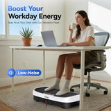 HTM Vibration Plate Exercise Machine - 330lbs Weight Capacity, 120 Speed Levels, Full Body Workout Shake Board
