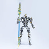 MechPuConToy 3D Metal Puzzle Model, Mechanical Mecha with Lights 3D Metal Jigsaw Puzzles Assembly Kits, Home Decor for Adults and Teens (1020+ PCS)