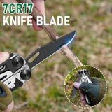 BIBURY Multitool Pliers Pro BI2045, Foldable Multitools with Replaceable Wire Cutters and Saw, Stainless Steel Multi Tool w/Upgraded Scissors and Screwdriver Set, Ideal for Camping, Hiking, Survival