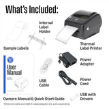 Thermal Shipping Label Printer USB, 4x6 Label Commercial Grade, Compatible with USPS, UPS