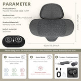 UQHH 3-in-1 Neck Massager Pillow with Heat, Vibration and Cervical Traction, Ergonomic Neck Support Aid and Neck Support Pillow for Pain Relief