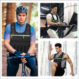 Adjustable Weighted Vest 2-18 LB, Soft and Washable to Keep Clean after Workout, Large Size Weighted Vest for Men and Women with Shoulder Pad, Chest Pocket for Phone and Keys