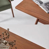 AQWASYUTER Office Computer Desk Solid Wood Living Room Large Table Modern